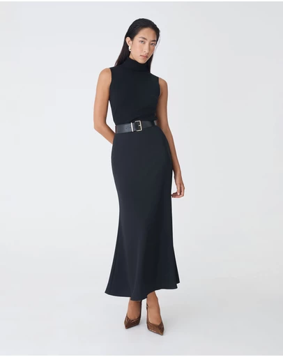 Forcast - Caris Flared Maxi Skirt