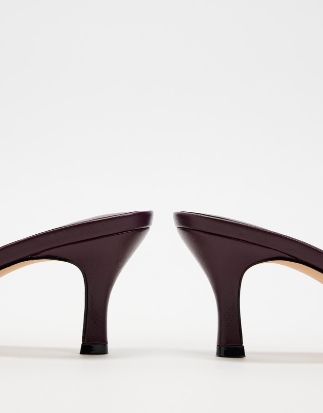 Atmos&Here - Rosie Peep Toe Leather Heels