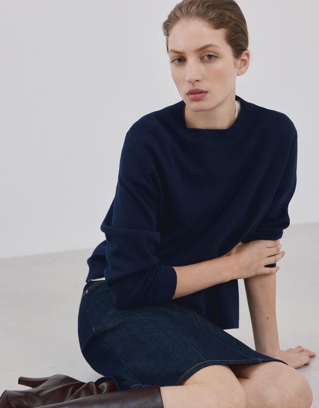 M.N.G - Round-Neck Knitted Sweater