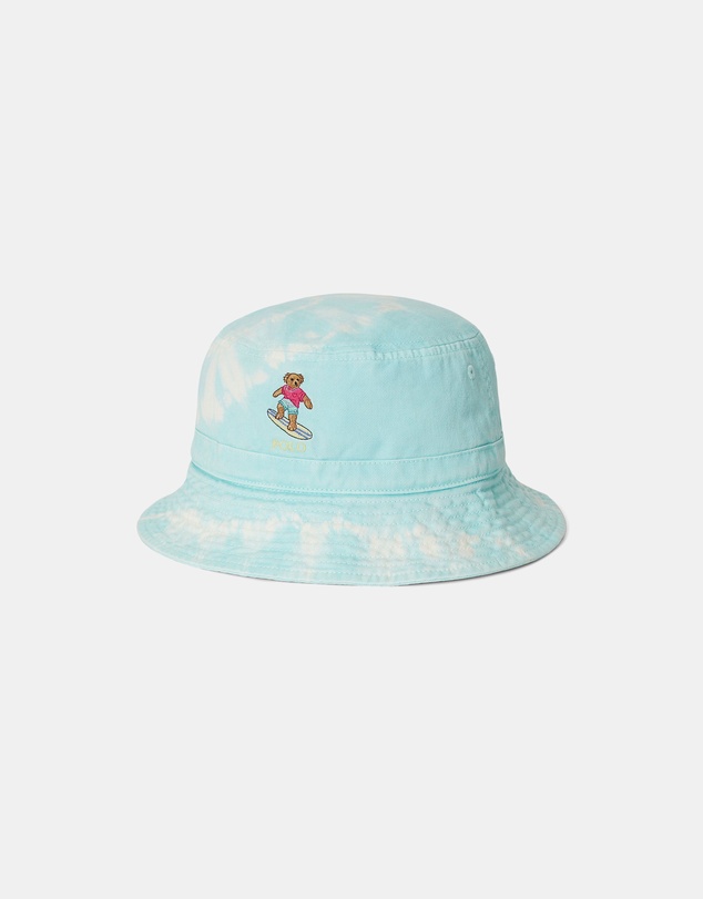 Polo Ralph Lauren - Tie-Dye Polo Bear Twill Bucket Hat - Kids