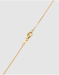 Elli Jewelry - Necklace Cross Zirconia Gold-plated 925 Sterling Silver