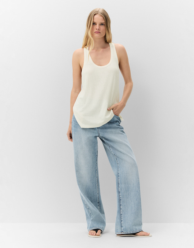 UNISON - Metallic Racer Tank