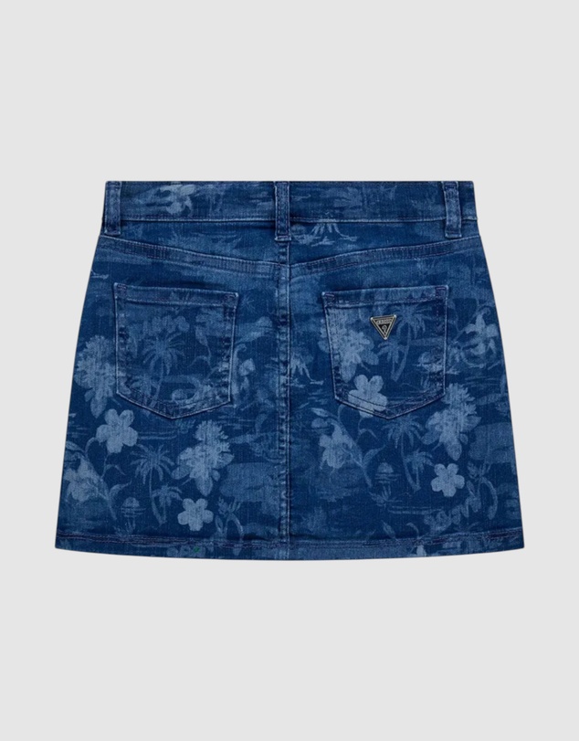 GUESS - Stretch Denim Laser Skirt