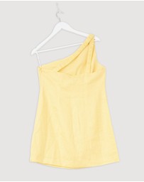 Revibe - Repaired Lover Alora One Shoulder Mini Dress - AU 12