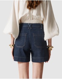 & Other Stories - High-Waist Denim Shorts