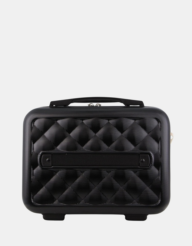 Pierre Cardin - Pierre Cardin Metro Large Hard Shell with Mini Beauty Case Set + Leather Tag