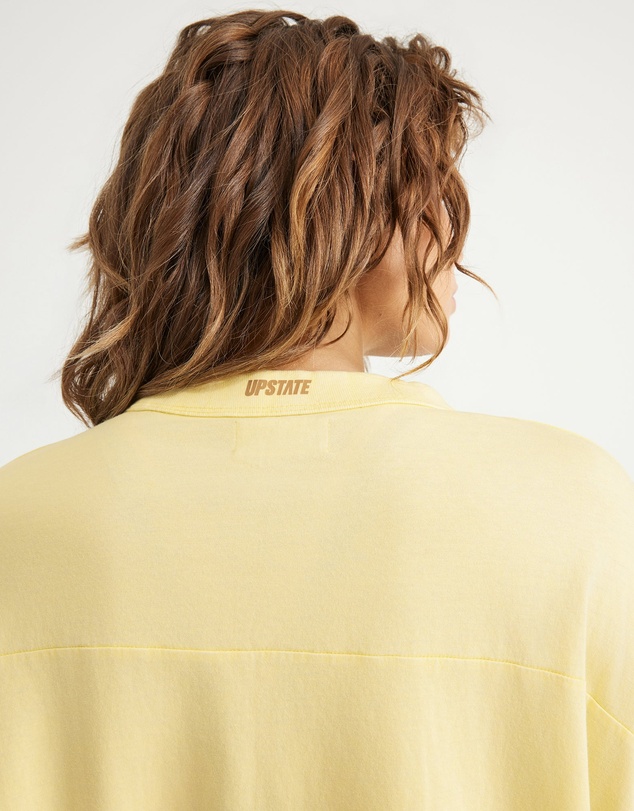 Upstate - Retro Sport Long Sleeve Tee - Lemonade