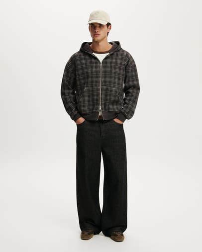 BITTER BROWN CHECK
