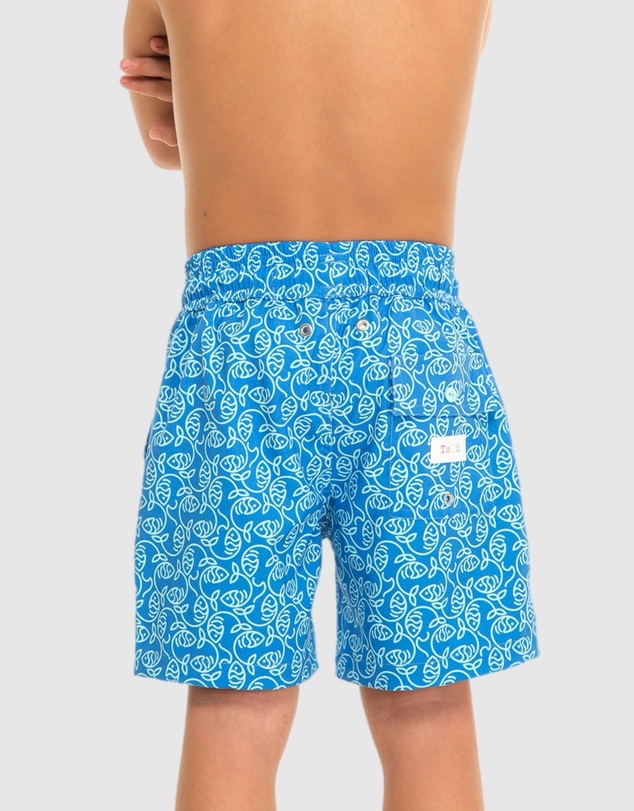 Tolu Australia - Boys Swim Shorts With Fishes