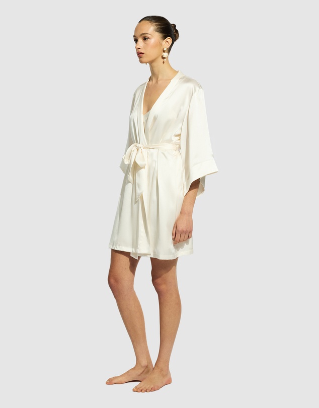 GINIA - Silk Wrap Gown