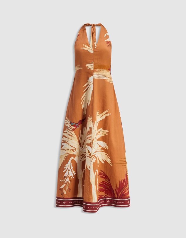 Aje Studio - Sol Halter Maxi Dress