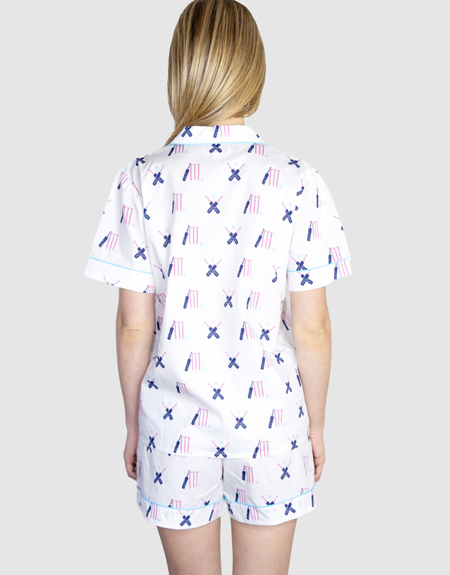 Sant And Abel - Women's Cricket Pink Short PJ Set