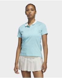adidas Originals - Originals All Over Trefoil Polo Shirt Womens