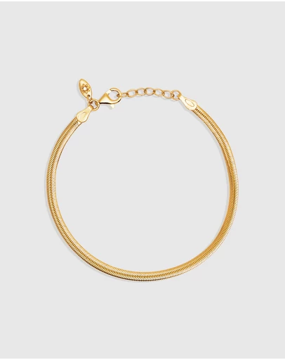 By Charlotte - Herringbone Chain Bracelet