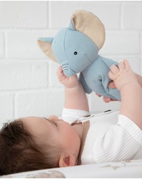 Living Textiles - Small Linen Animal - Eddie the Elephant