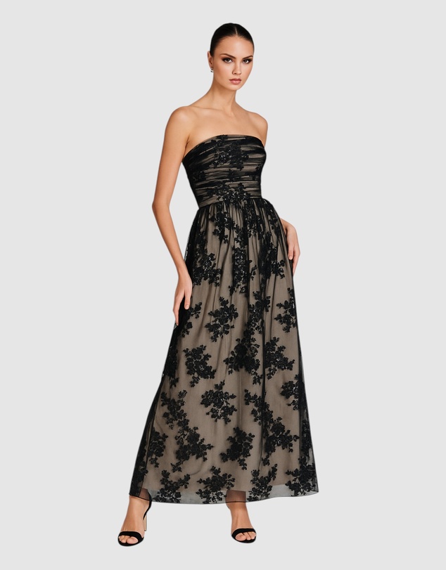 Romance by Honey and Beau - Merci Strapless Gown