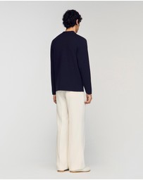 Sandro - Crochet Flower Cardigan