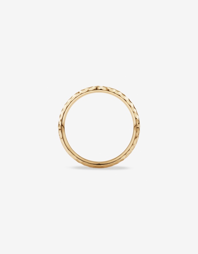 Michael Hill - Hammered Finish Ring in 10kt Yellow Gold