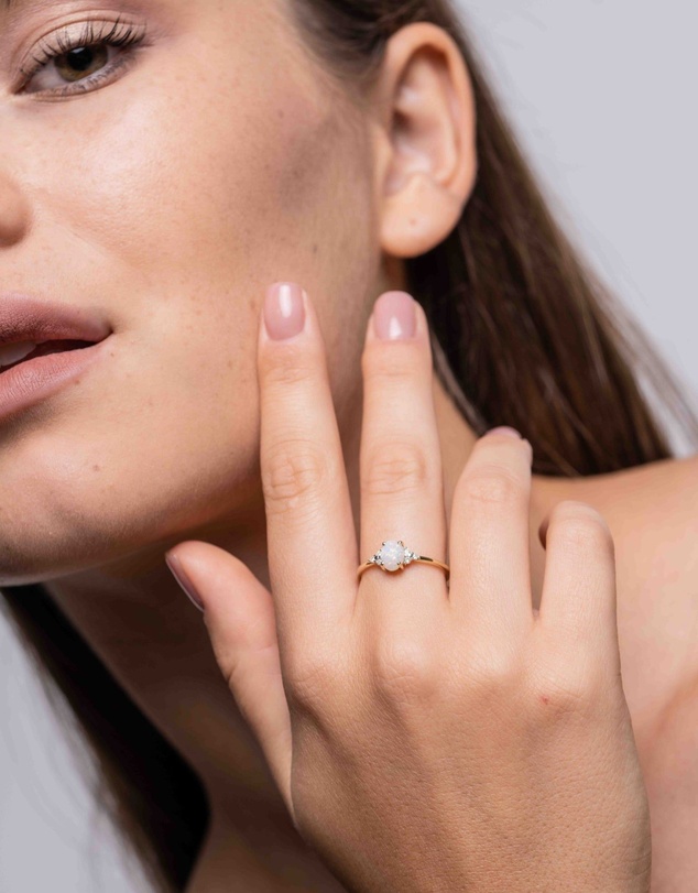 Luna Rae - Solid Gold - Aurora Ring
