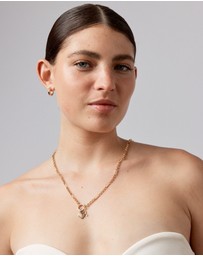 Michael Hill - Sunray Love Heart Locket Pendant in 10kt Yellow Gold