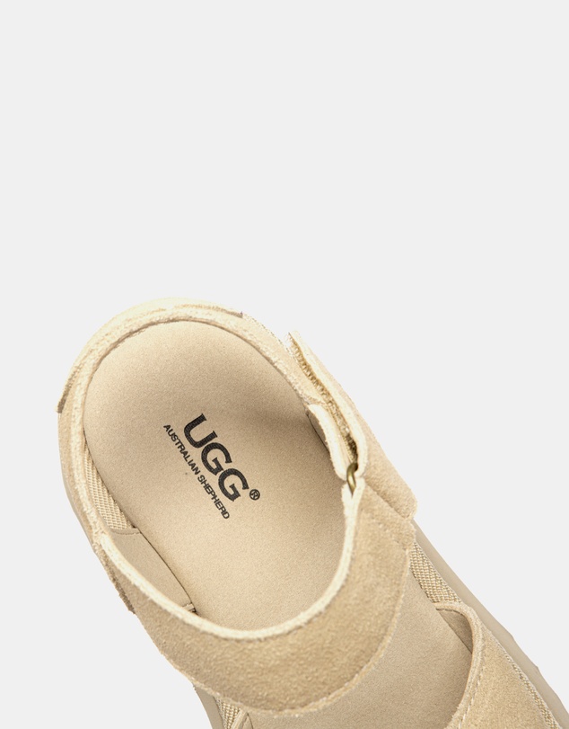 EVERAU - Australian Shepherd Ugg Eive Cow Suede Upper Loafer Oxfords Flats