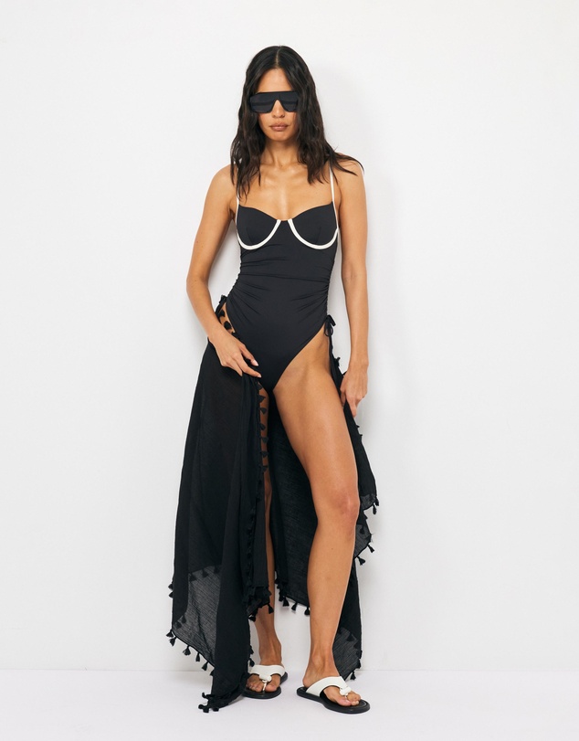AERE - Sienna Tie Side Swimsuit
