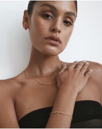 SAINT VALENTINE - Figaro Chain Bracelet - Gold