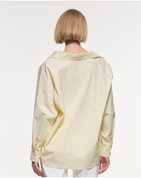 Soon Maternity - Ella Back Tie Cotton Shirt