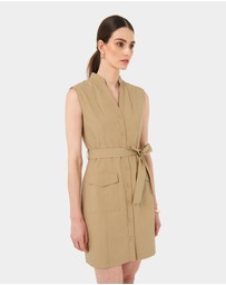 Forcast - Kiran Utility Tie Dress