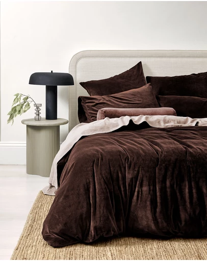 Aura Home - Luxury Velvet Quilt Cover
