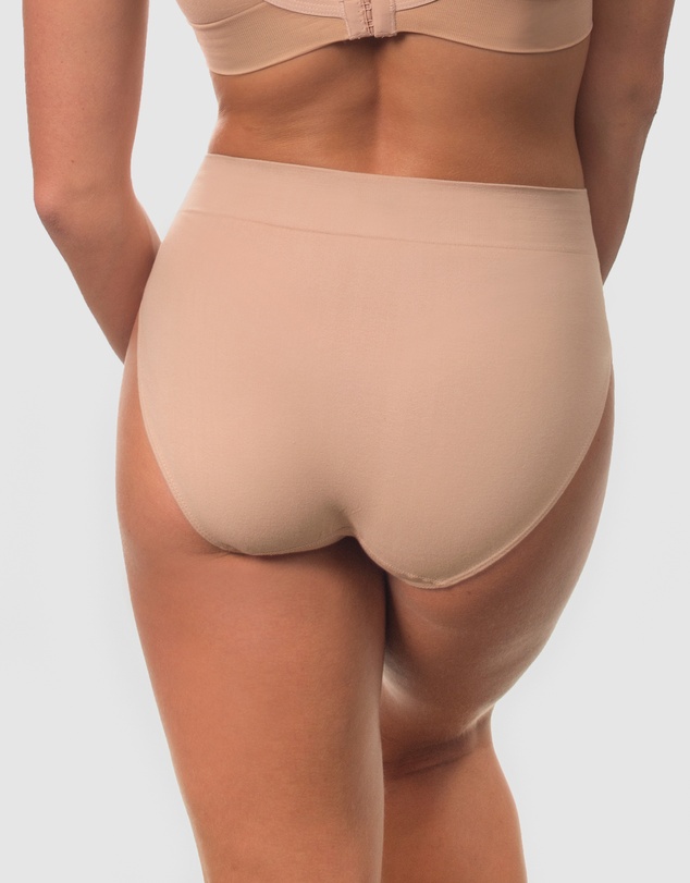 B Free Intimate Apparel - Smooth-Touch Contour High Cut Briefs - 3 Pack