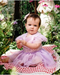 Fleur Harris - 'The Magic Faraway Tree' Sequin Fairy Dress Baby in Lilac