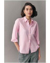 NEXT - Relaxed 100% Cotton Button Down Long Sleeve Shirt