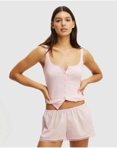 Cotton On Body - Cotton Soft Relaxed Lace Shorts