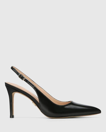Wittner - Riker High Heels Black Leather