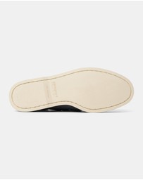 Sperry - A/O 2-Eye Medium Leather Nubuck Navy- Men's