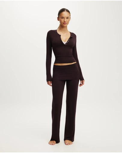 Cotton On Body - Airy Soft Smooth Roll Waist Pant