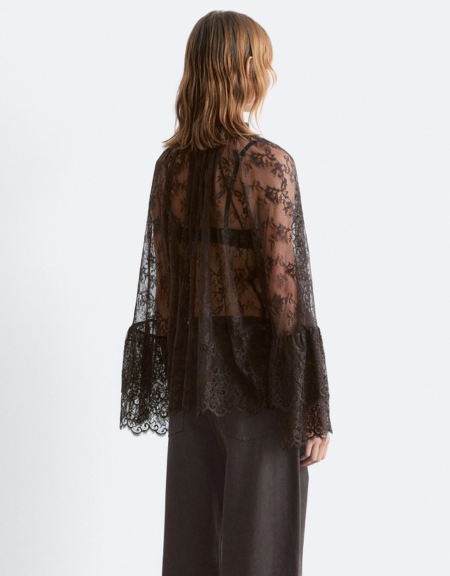 & Other Stories - Flounced Lace Blouse
