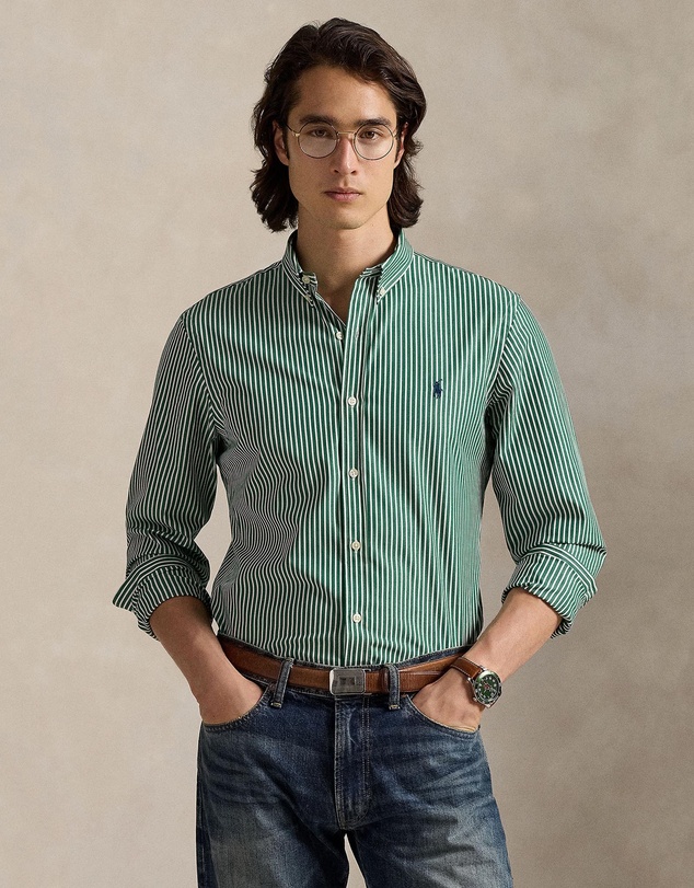 Polo Ralph Lauren - Custom Fit Striped Stretch Poplin Shirt