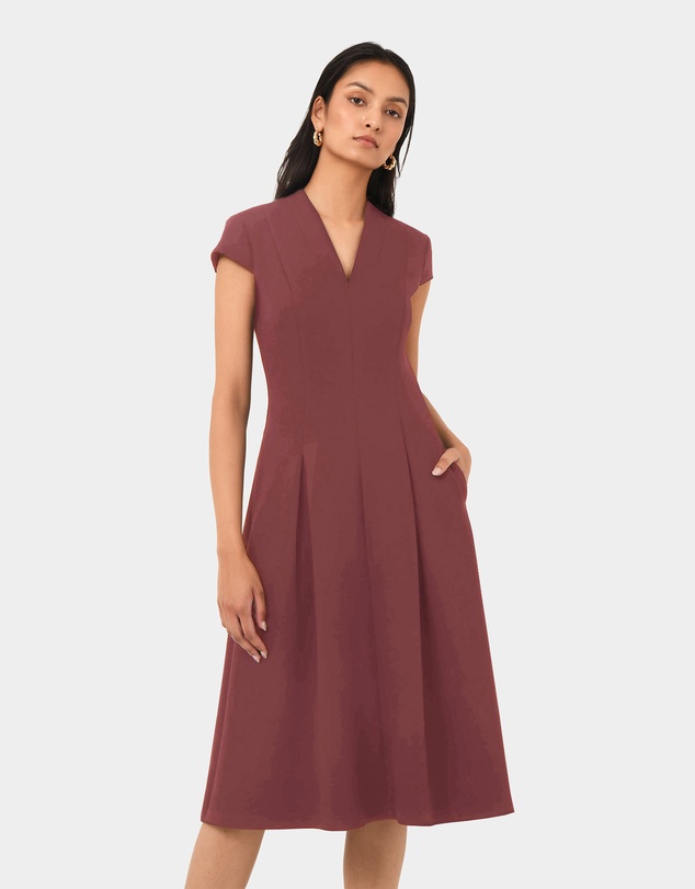 Forcast - Juno Panel Ponte Dress