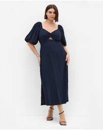 City Chic - Plus size Nala Maxi Dress - navy