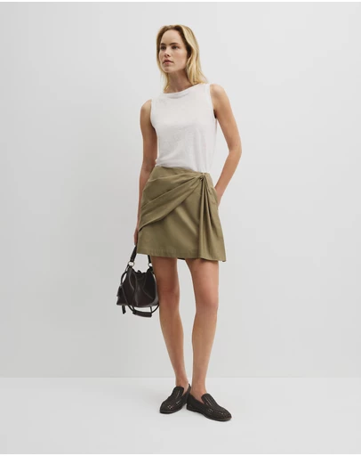 Country Road - Bow Drape Skirt