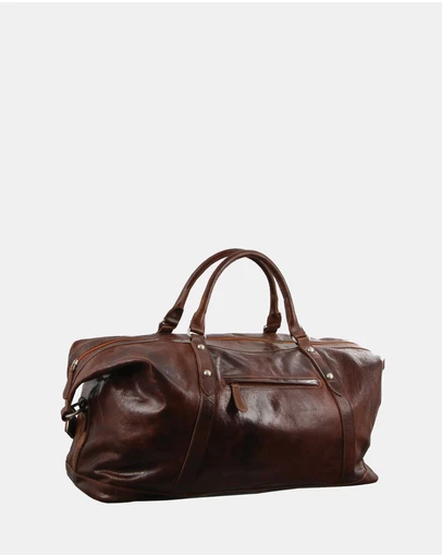 Pierre Cardin - Pierre Cardin Rustic Leather Business/Overnight Bag