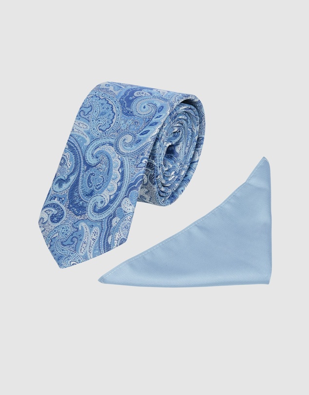 yd. - Evan Tie And Pocket Square Set