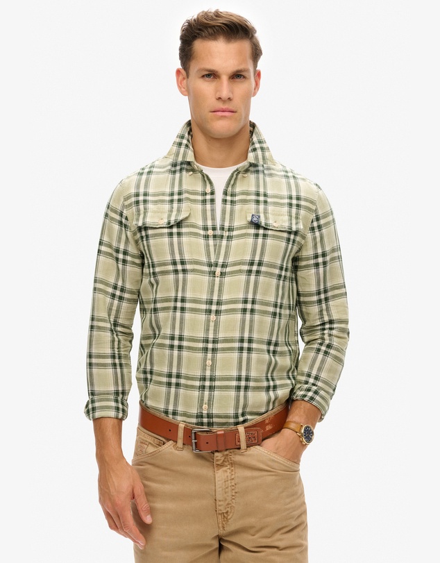 Superdry - Merchant Linen Check Shirt