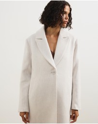 Atmos&Here - Ally Wool Blend Longline Coat
