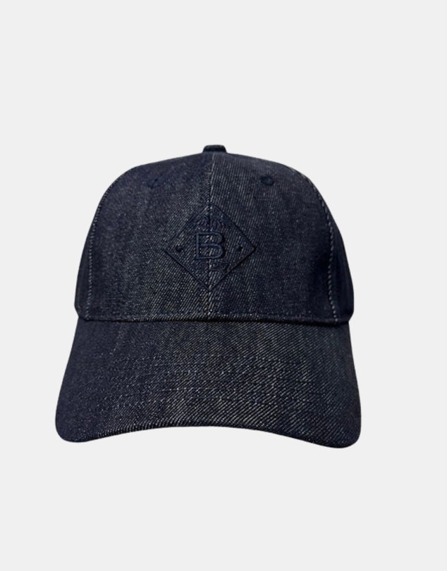 Henry Bucks - BEAUCAIRE Dark Denim Cap Hat INDIGO