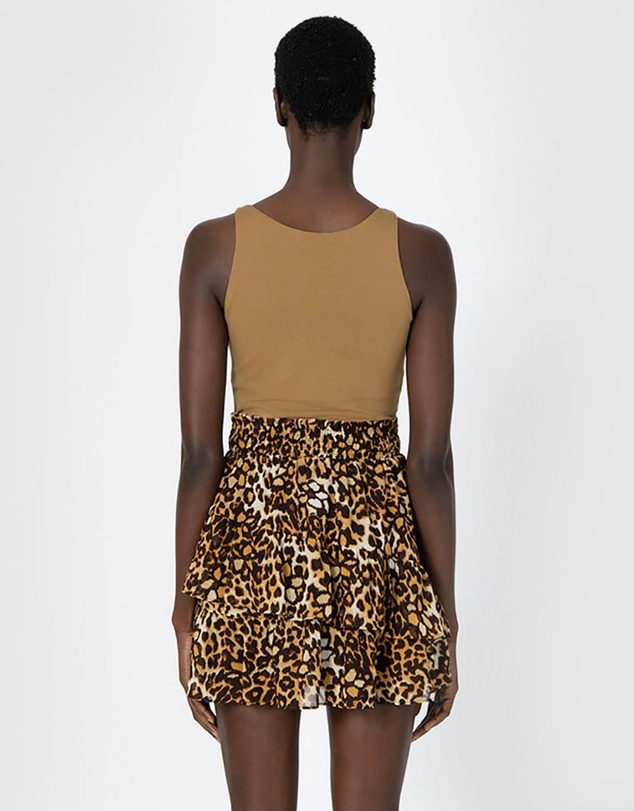 Forcast - Janice Tiered Ruffle Smock Skirt