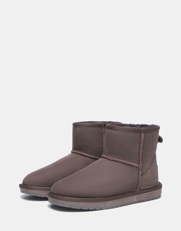 EVERAU - Australian Shepherd Ugg Mini Classic Sheepskin Upper UGG Boots