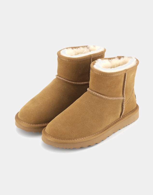 AusWooli Ugg Boots - Bondi Sheepskin Signature Short Ankle Boots